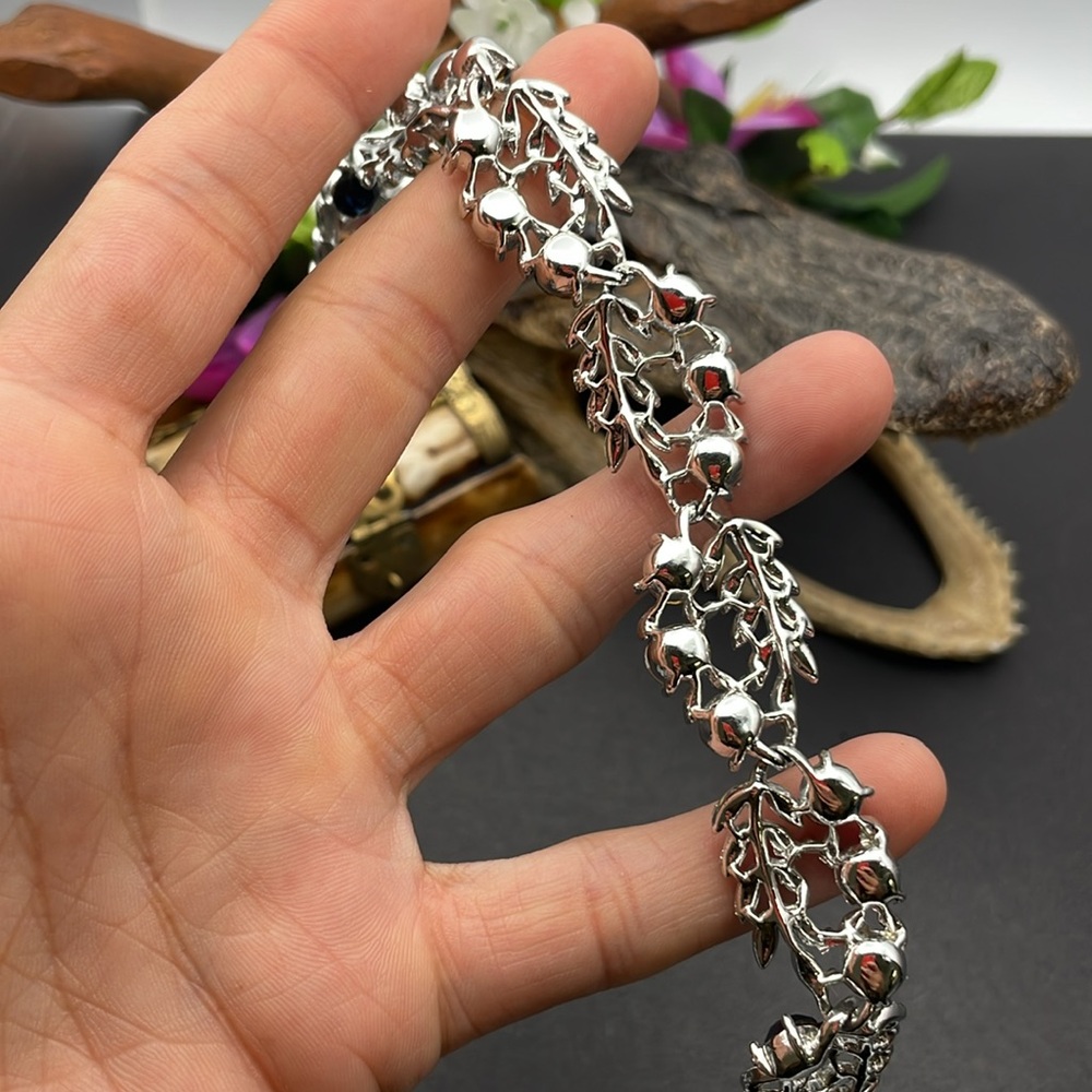 Lisner linked bracelet vintage A33 - Picture 4 of 6